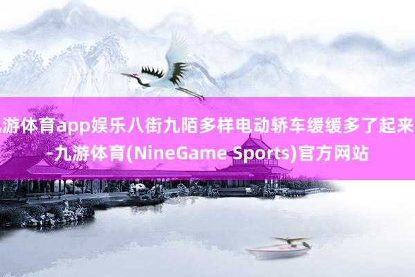 九游体育app娱乐八街九陌多样电动轿车缓缓多了起来了-九游体育(NineGame Sports)官方网站